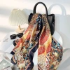 Korean-style long scarf, multi-functional silk scarf, summer beach sun protection, air-conditioned shawl, versatile and stylish scarf for outerwear Specification image